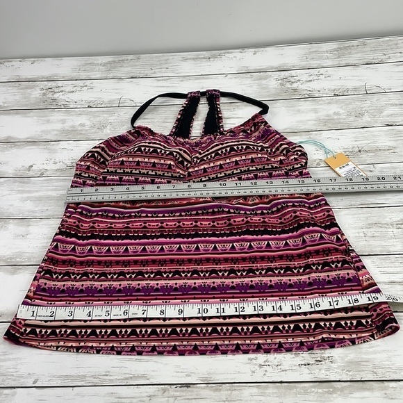 TANKINI TOP SZ M NWT MULTI COLOR - Picture 3 of 7